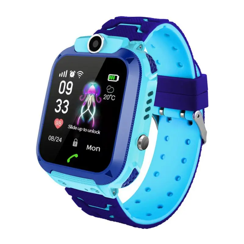 Kids Children Smart Watch IP67 Waterproof LBS Location 1.44 Inch Touch Screen Wristwatch Wearable Device Russian English