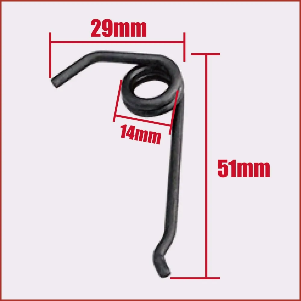 Buy torsion spring 2 coils door lock handle latch