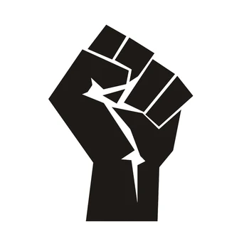 

Angry Fist Vinyl Decal Sticker Size- 3.1" x 4.3" & 20 Colours Available