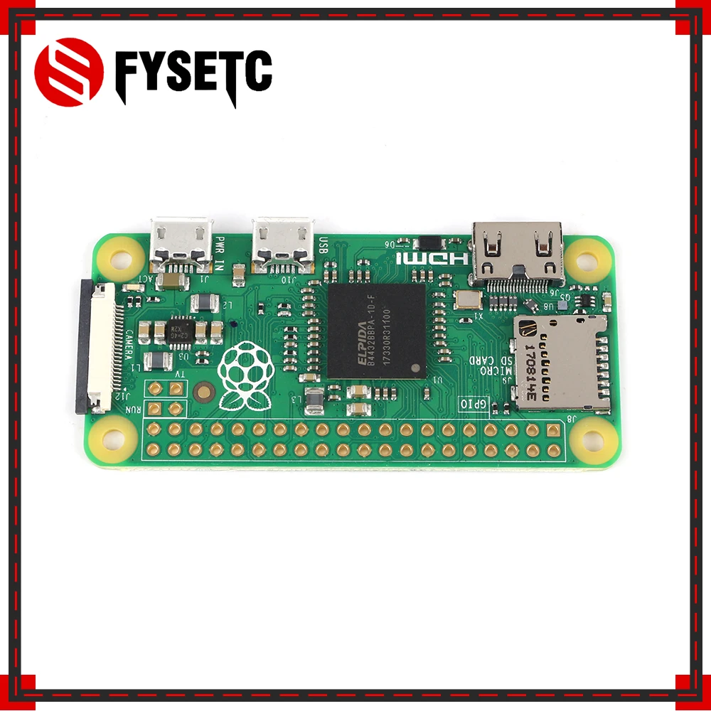 Raspberry Pi Zero Kit + акриловый корпус адаптер питания головка GPIO кабель блок 5 в 2 а США