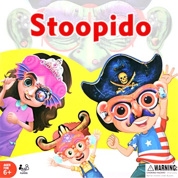 

Stoopido board game toy Free assembly 1000 silly face mask toy set,for family party funny stoopitoot game children's toy