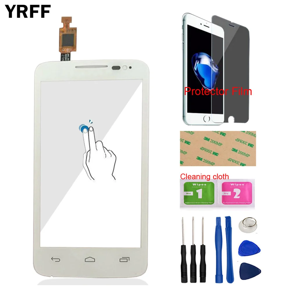 Сенсорный экран для Alcatel One Touch M'Pop OT5020 5020 5020D переднее стекло сенсорный сенсорная