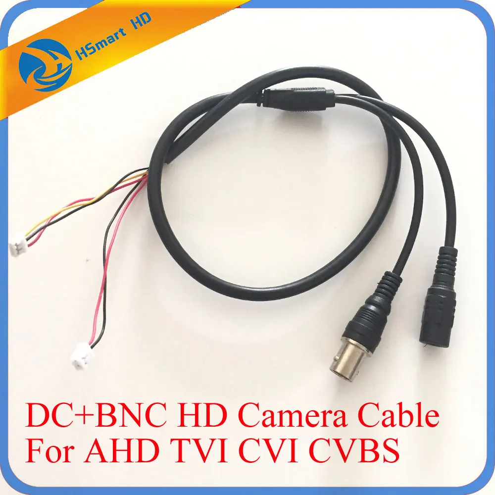 55 см 5 Pin аналоговый BNC F видео и DC разъем Женский Шнур CCTV AHD TVI CVI 1080P камера Мощность HD черный кабель/свинец