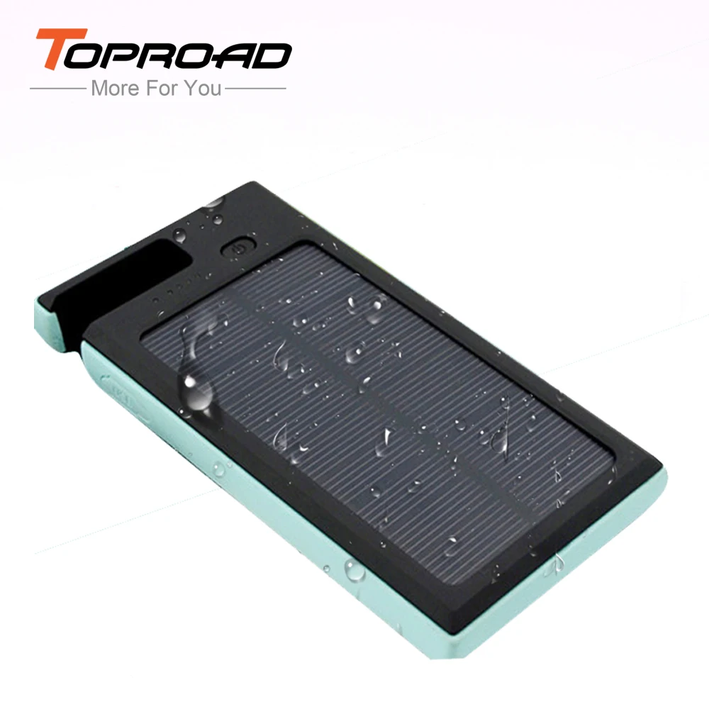 Universal Solar Power Bank 12000mAh Portable Solar Charger Mobile Phone Battery Power Pack Laptop Battery Bank for Cellular