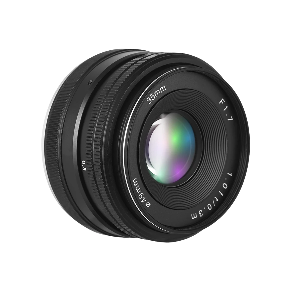 35mm F1.7 Large Aperture Manual Prime Fixed Lens for Sony E Mount