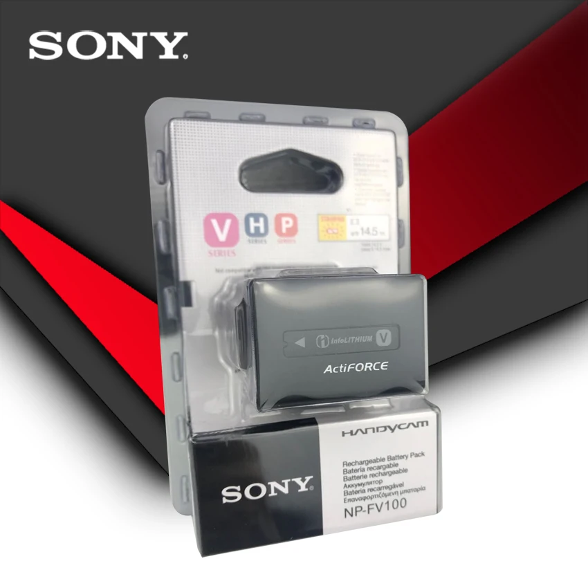 2 шт./лот Sony оригинальная фотосессия NPFV100 NP FV100 FV30 FV50 FV70 FP50 FP90 FP91 FH50 FH70 FH60 FH100