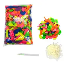 500pcs Multicolor Filling Water Balloons Funny Summer Outdoor Kids Toy Funny Water Balloons Toys Magic Summer Beach Party Outdoo