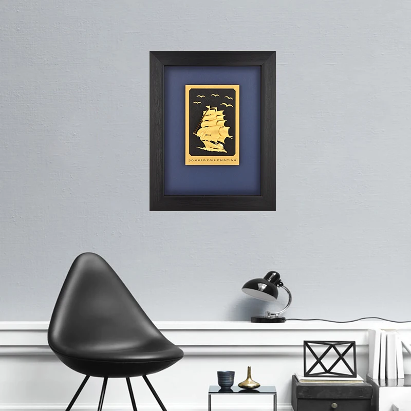 

3D Gold Peacock Framed painting poster 24k Gold foil painting Modern art Wall frame pictures Luxury Crafts Gifts Home decoration