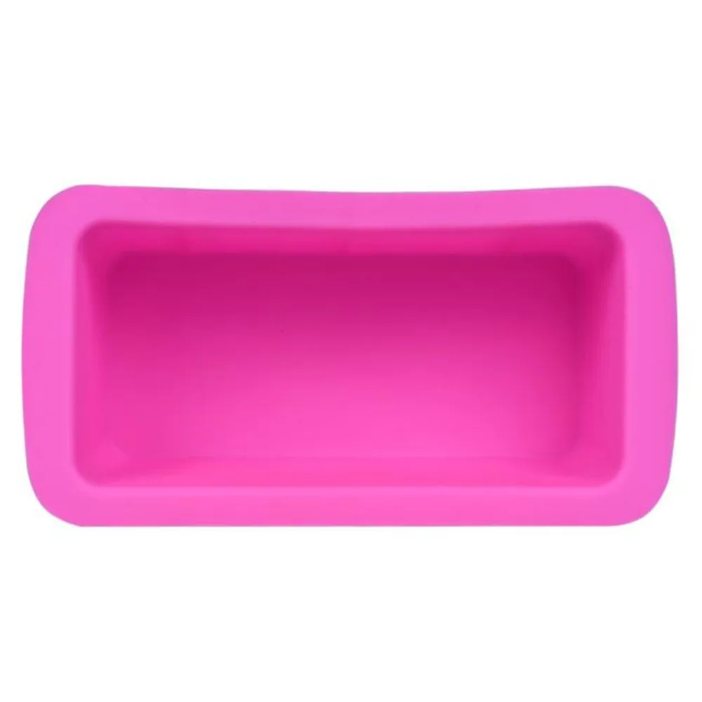 Новинка, розовая силиконовая форма для хлеба, буханки, торта, антипригарная форма для выпечки, форма для выпечки, прямоугольная форма для выпечки, форма для торта