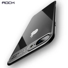 ROCK Slim Case for font b iPhone b font 8 7 6 6s plus Transparent PC