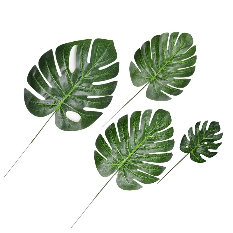 

10-12pcs Artificial Tropical Palm Leaves Simulation Leaf for Hawaiian Luau Party Jungle Beach Theme Party Decorations