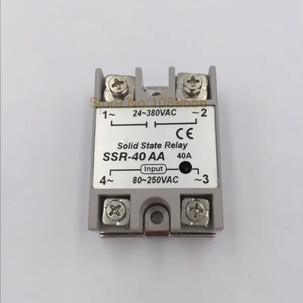 solid state relay SSR 40AA 40A ac 80 250V TO ac 24 380V SSR 40AA relay ...