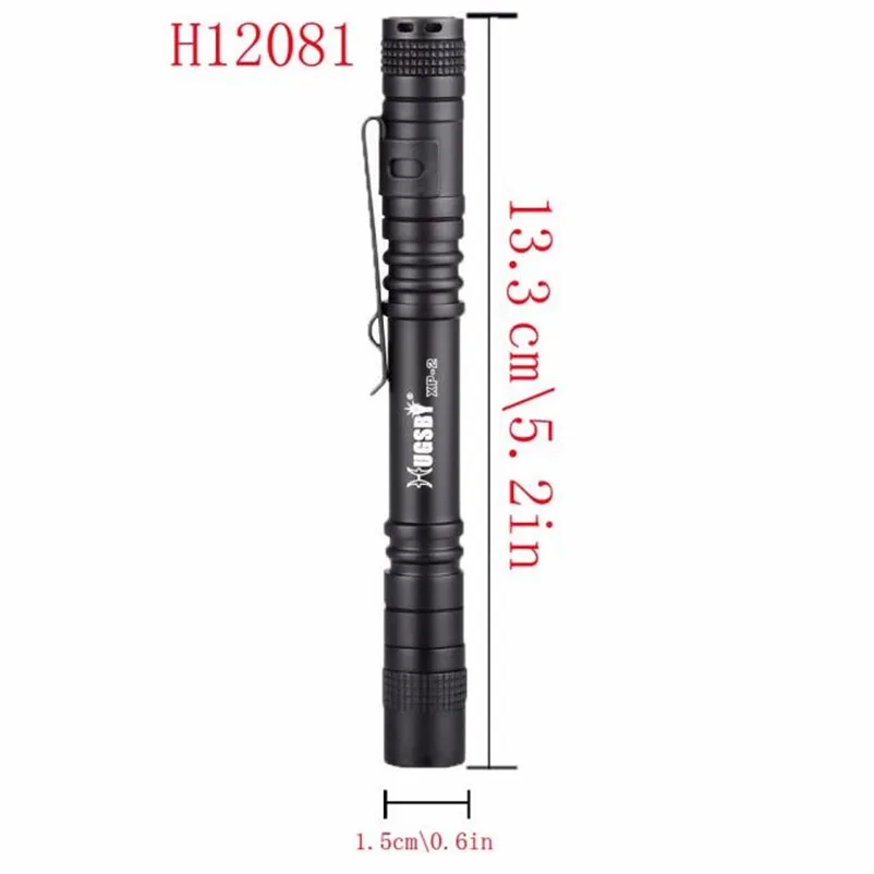  5PCS New mini Flashlight for bicycle Light AAA XPE-R3 1200lm LED Mini Pocket Flashlight outdoor Flashlights #3O16 (4)