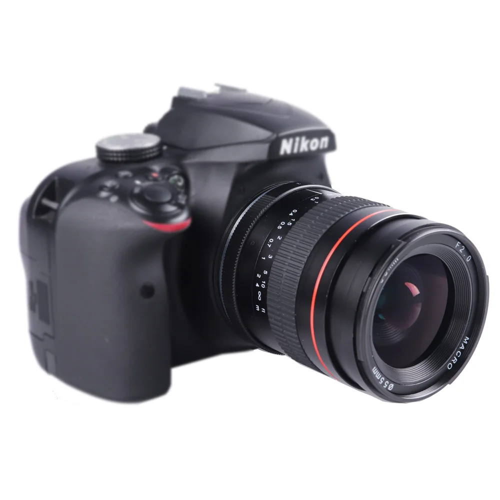Lightdow 35 мм F2.0 с постоянным фокусным расстоянием f объектив с широкой диафрагмой и ручной объектив для Nikon D850 D7300 D7100 D750 D610 D3400 D5100 D5200 D80 D90 D5300