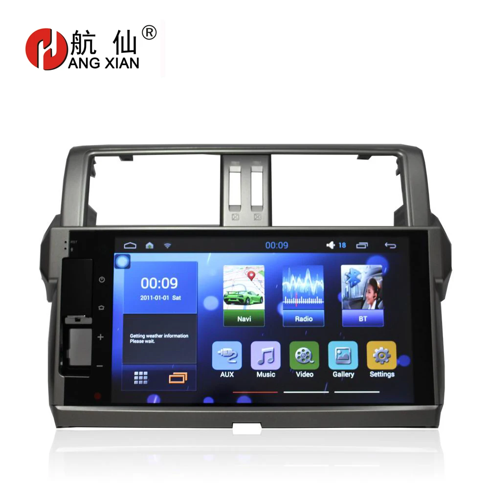

Bway 10.2"Car radio for TOYOTA PRADO 2014 Quadcore Android 7.0 car dvd player gps navigation with 1 G RAM,16G iNand
