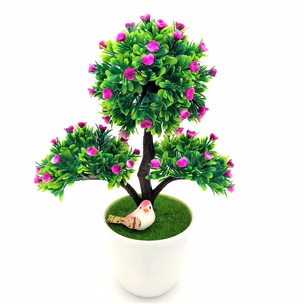 1pc christmas tree artificial decrative Bonsai Artificial Flowers Fake