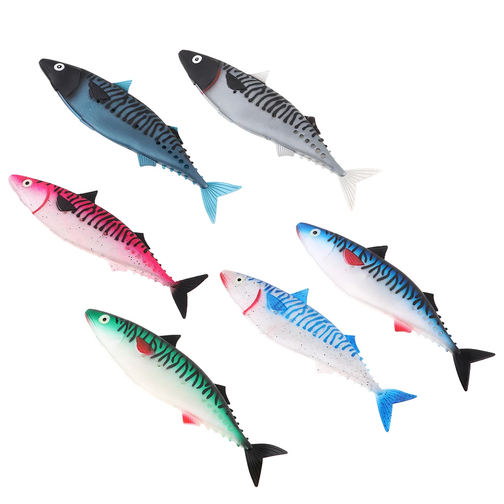 Soft ABS Tuna Lures Fishing Mackerel Empty Stomach Lure Trolling Bait Big Game Baits for Sea Fishing  Fishing Accessories