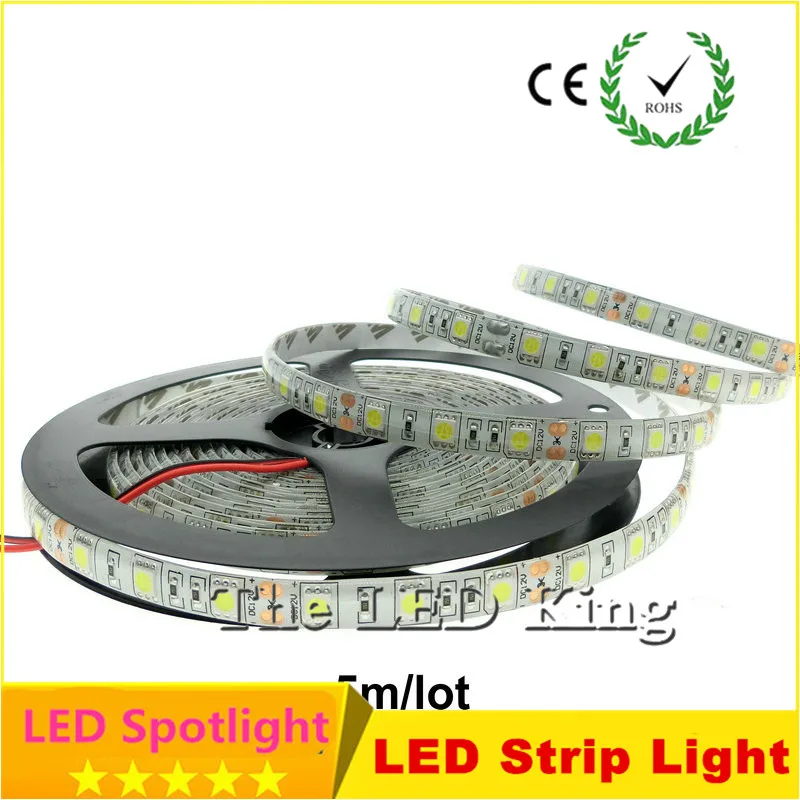 5050SMD DC12V 10 м 5 м/рулон кабель питания светодиодный светильник полоса лампа SMD 3528
