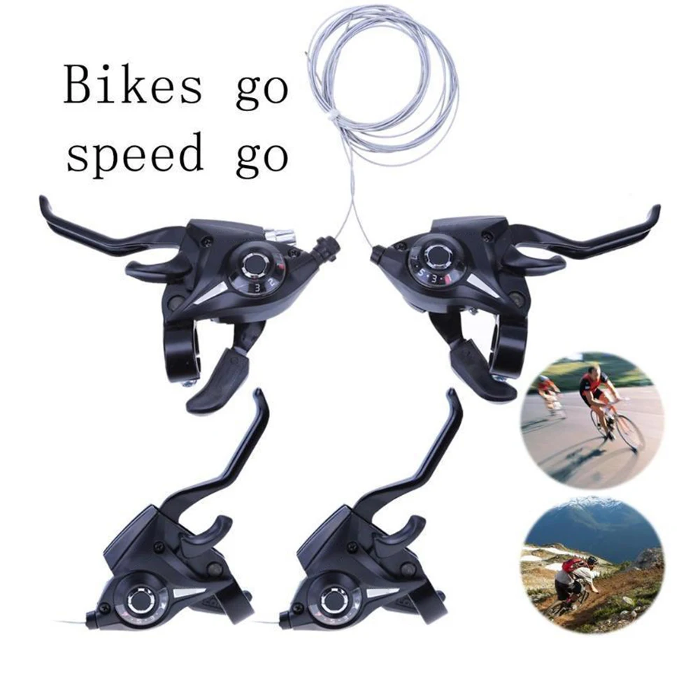 2шт 21 скоростной велосипедный переключатель тормоза соединение DIP Derailleurs Горный Велосипед Дорожная рукоятка Кривошип рычаги MTB трансмиссия