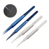 Professional Titanium Alloy Precision Tweezers Phone Repair 0.01/0.02mm Fingerprint Fly Line Motherboard Maintenance Hand Tools ► Photo 1/6