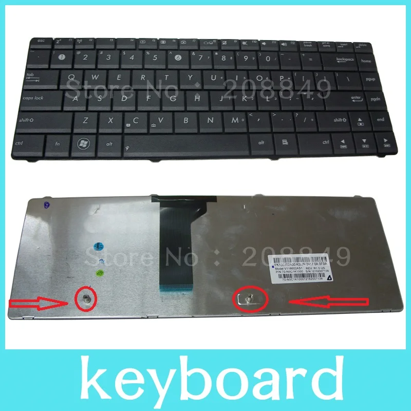 Clavier AZERTY Français Pour Asus X43E/X43SD/X43SJ/X43SM/X43SV - Avec Cadre, Neuf Sous Blister