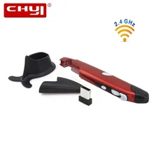 CHYI беспроводная ручка компьютерная мышь 2,4 ГГц эргономичный оптический палец 3d Мини Mause 1600 dpi Портативные Usb ПК мыши для планшета ноутбука