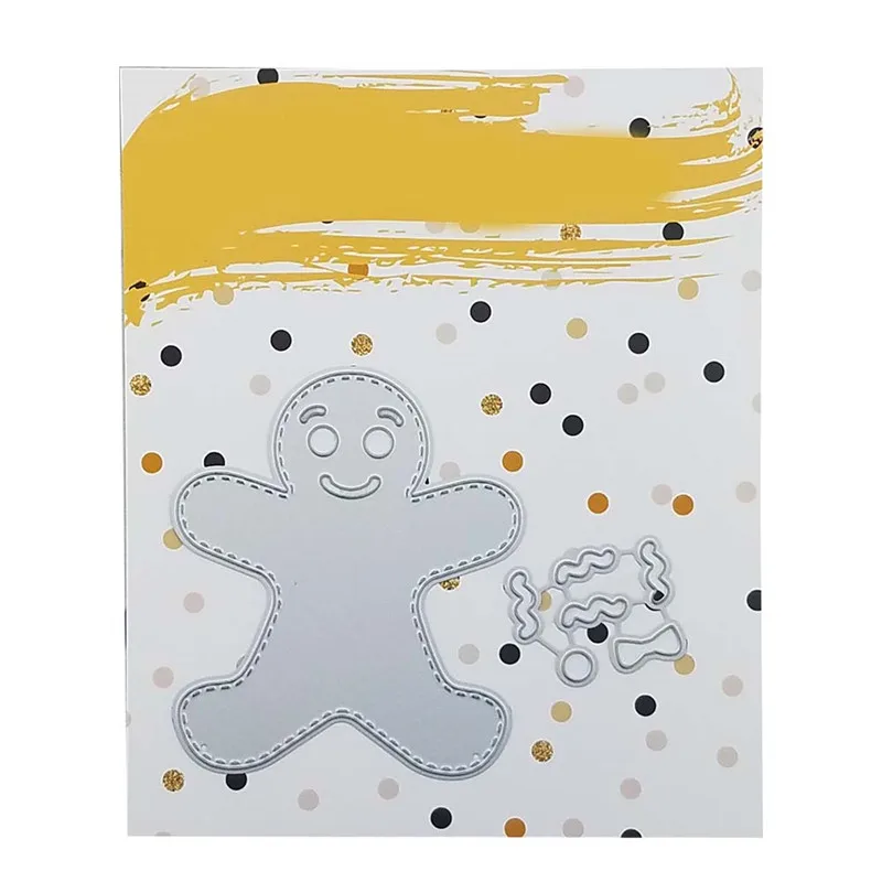 

Eastshape Gingerbread Man Cutting Dies 2019 For Card Making Scrapbooking DIY Album Embossing Paper Craft Stencil Metal Die