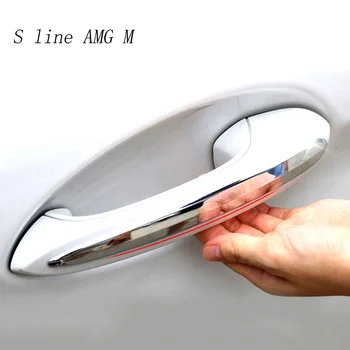 

Car Styling Outer Door Bowl And Handle Protective Sticker Cover decoration Trim for BMW X5 2019 Stainless Steel Auto Accessories
