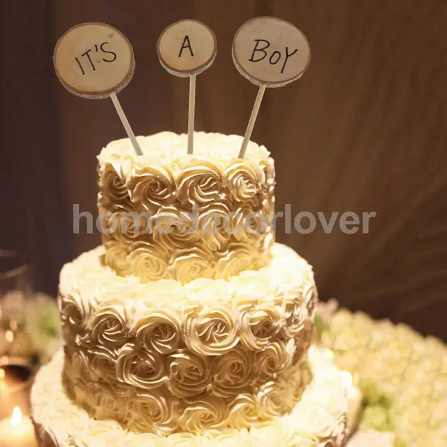 Wooden Its A Boy Shabby Chic Rustic Baby Shower Christening Cake Stand Topper Pick Favour Decoration Wooden Its A Boy Shabby Chic Rustic Baby Shower Christening Cake Stand Topper Pick Favour Decoration