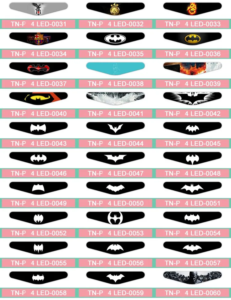Hot selling Decorative light bar stickers decal for PS4 controller
