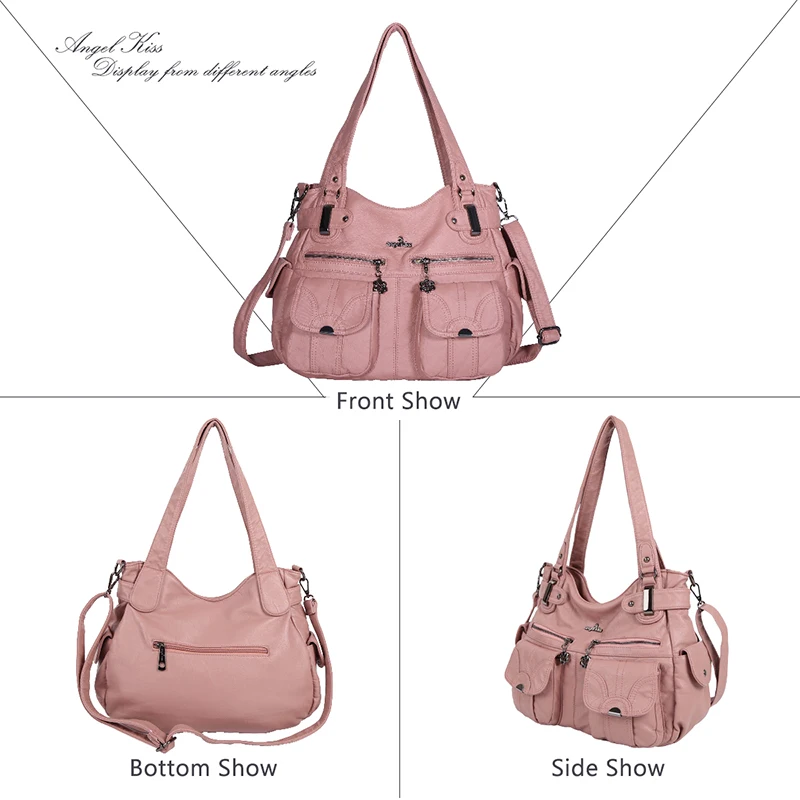 Bolsas Feminina роскошные кожаные женские сумочки дизайнерские сумки Mujer кожа молния большой карман Мягкая Повседневная сумка