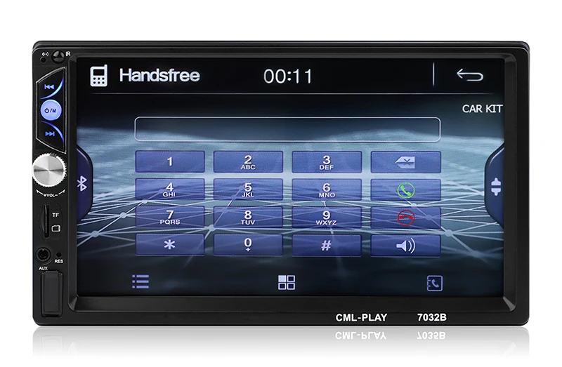 2 Din Автомобильный Радио " HD сенсорный экран цифровой дисплей Автомобильный Mirrorlink плеер 2din Авторадио Bluetooth AUX USB Мультимедийный MP5 плеер