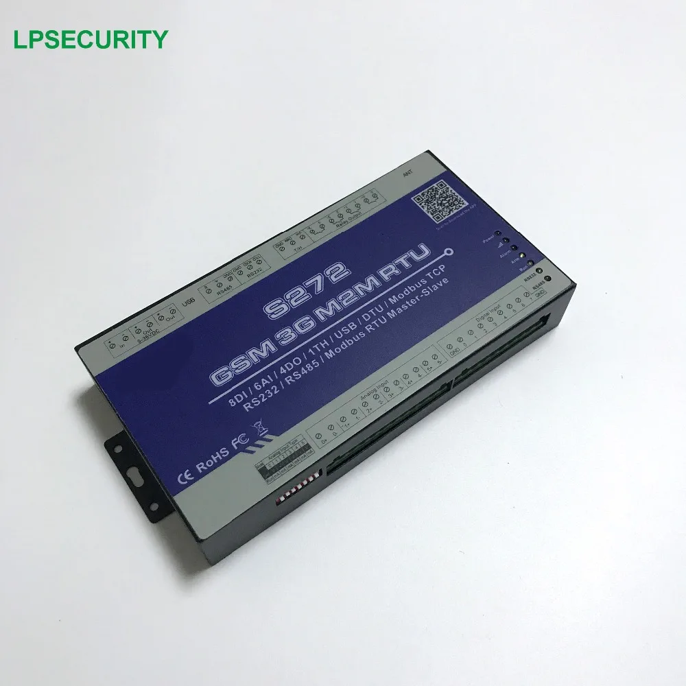 S272 GSM GPRS M2M 2G RTU контроллер RS232/485/USB порт GSM релейная система открывания ворот сигнализация