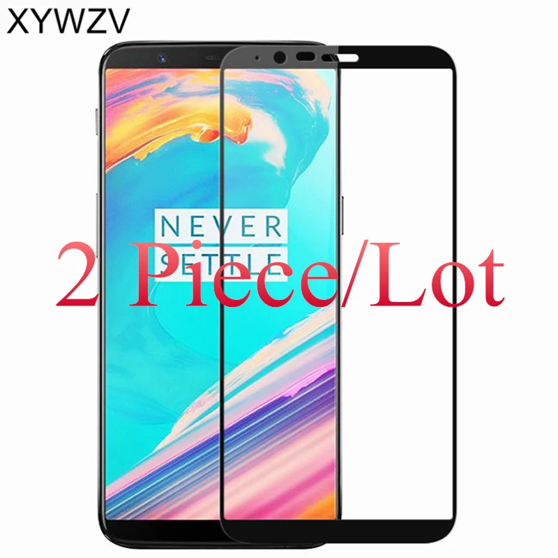 

2PCS Screen Protector For Oneplus 5T Tempered Glass For Oneplus 5 T Full Coverage Protective Film For One Plus 5T Glass XYWZV