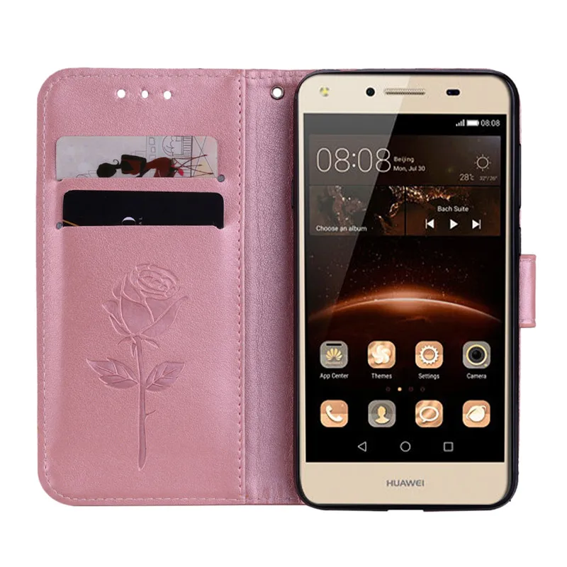 Da Lật Trường Hợp Đối Với Huawei honor 5A Y5 II Trường Hợp Bìa Cho Huawei Y5 II 5.0 "Wallet Case Cho Huawei Y5 II Honor 5A LYO-L21 Bìa phone case for huawei