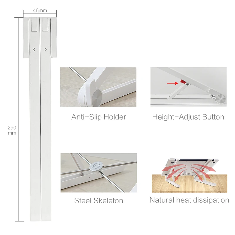 Laptop Stand Folding Portable Adjustable laptop holder For Laptop for macbook pro 13 stand For xiaomi huawei suporte notebook