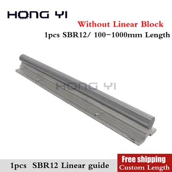

Free shipping 1 pcs SBR12 Linear Bearing 12mm Linear rails CNC parts for linear guide without SBR12UU Linear Bearing Slide