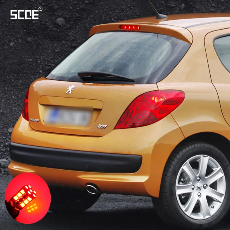 Per Peugeot 207 207 Cc 208 Scoe Nuovo 2X 60Smd Led Freno/Arresto/Parcheggio Posteriore/Lampadina Di Coda/Sorgente Luminosa Car Styling