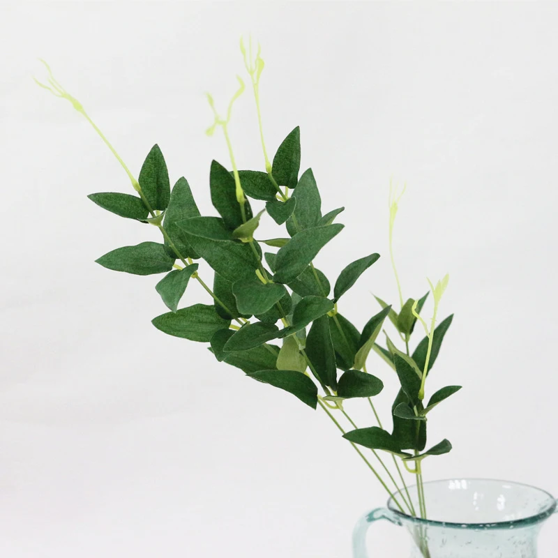 JAROWN Artificial Plant Simulation Green Leaves Flower Arrangement Decor Accessories For Wedding Decoration Home Office Decor (9)