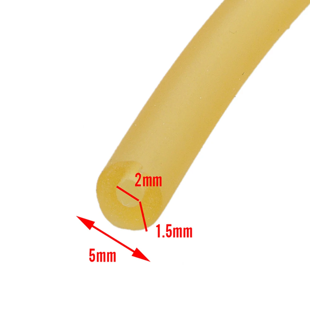 1/3/5 м резиновая трубка натуральный Латекс рогатки насосно-компрессорных труб лента для рогатки резинка для охоты катапульт Фитнес Тактический лук аксессуары - Цвет: 1m