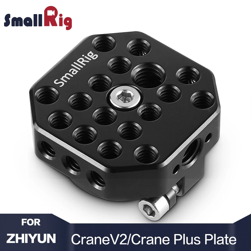 

SmallRig Multifunctional Baseplate for Zhiyun CraneV2 / Crane Plus With 1/4 3/8 Thread Hold for Monitor / Microphone Attach 2206