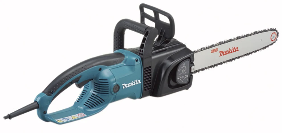 Электрическая цепная пила Makita UC4041A скорость 1800 Вт(в минуту) 800 м(2600 MFT) цепная передача 3/8 автоматическая функция предотвращает разлив нефти"