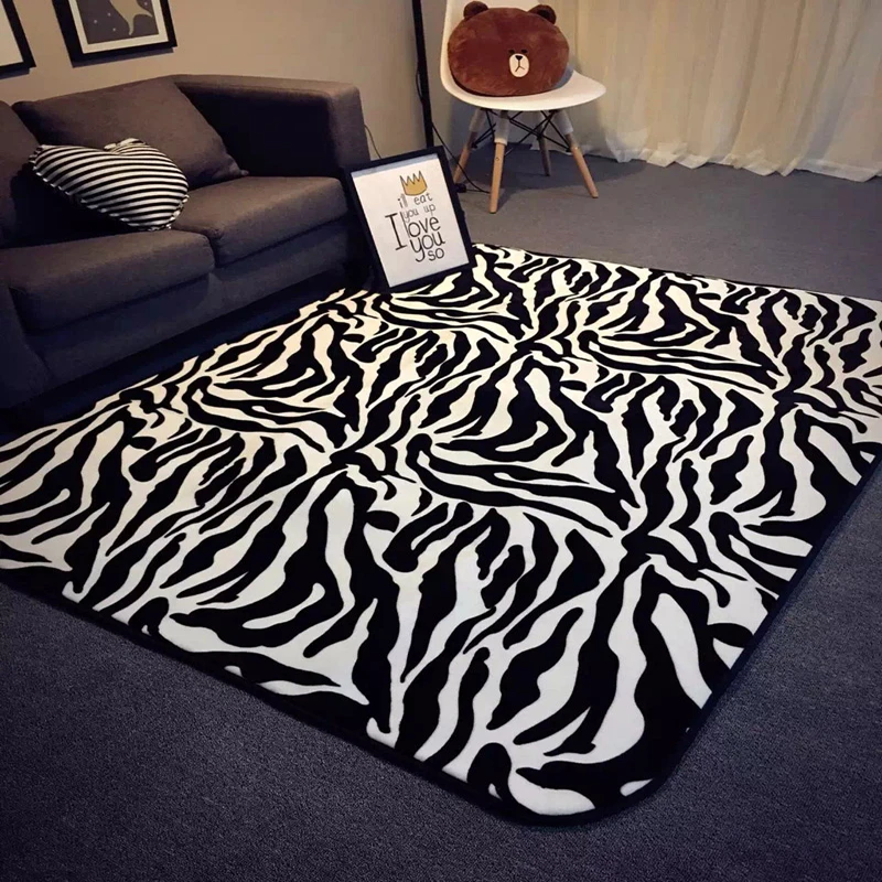 European Zebra Printed Carpets For Living Room Non Slip Area Rugs For Bathroom Morden Fashion Floor Carpet Mat Welcome Doormats Carpet Welcome Fashion Carpetswelcome Carpet Aliexpress