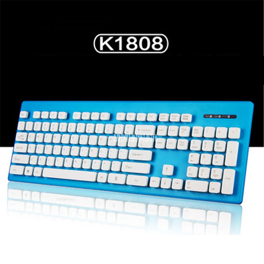 Клавиатура K1808 Проводная USB 104 клавиш белая | Компьютеры и офис