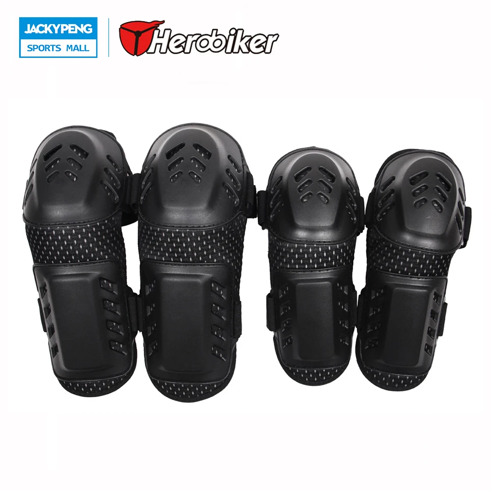 

HEROBIKER Knee Protector Riding Elbow Pads Knee Pad & Elbow Protector Kits Rodilleras Deportivas Knee Brace Support