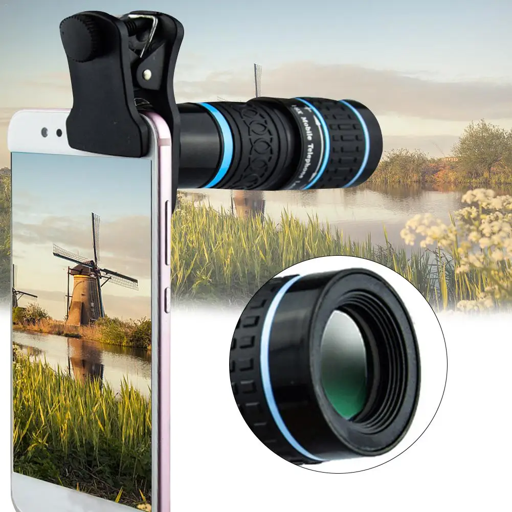 

18x High Magnification HD External Universal Mobile Phone Camera Telephoto Lens Dropship 8.22