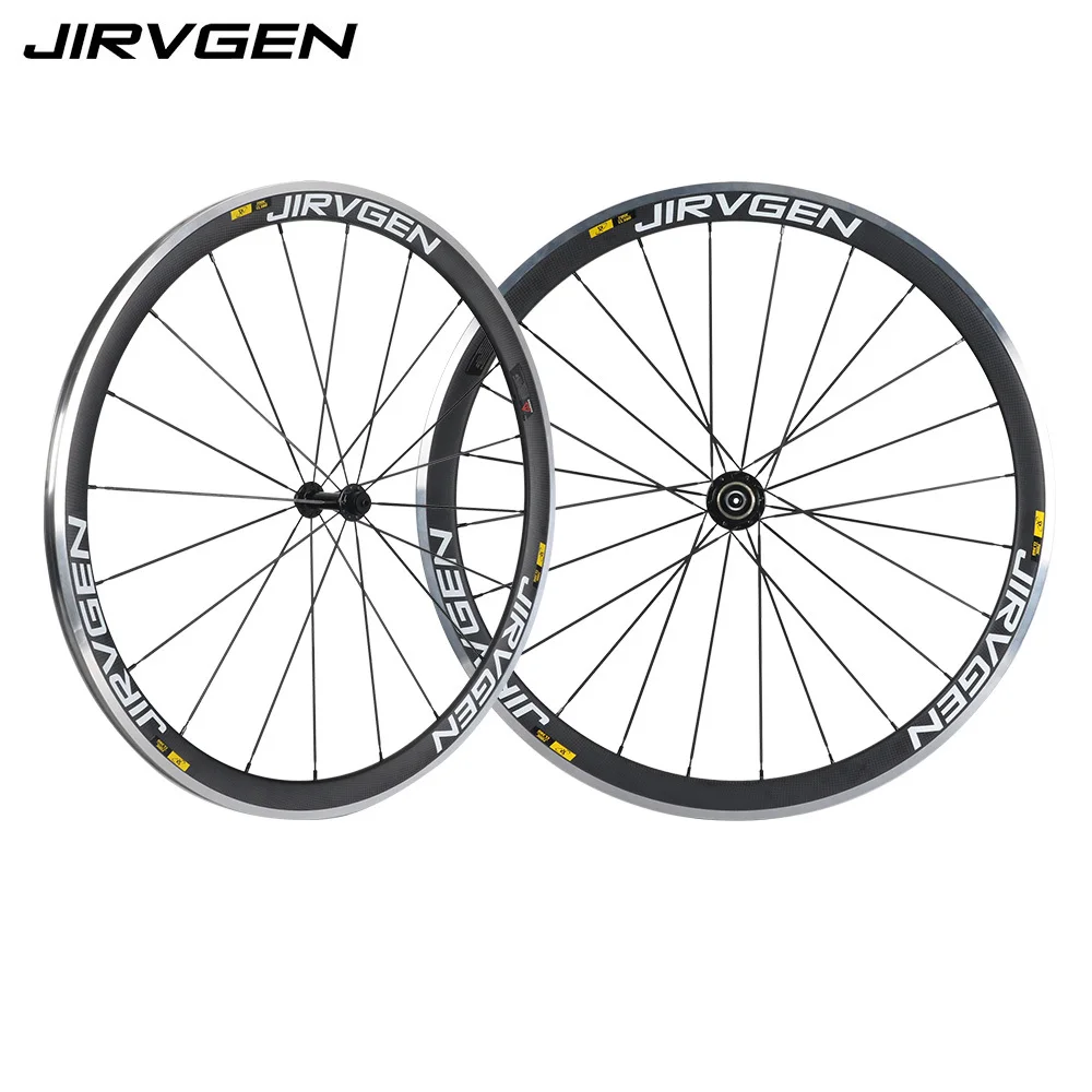 700c Alloy brake carbon road bike wheels 38mm clincher 3k matte carbon wheelset For Long