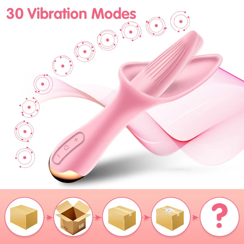 Вибраторы для языка клитора женщин оральный секс Стимуляция G Spot Массажер