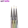 7/9/11mm Nail Art Brush Pen Plating Handle Liner Line Stripe Fish Flower Painting Drawing Manicure Acrylic Tools Tips Design ► Photo 2/3