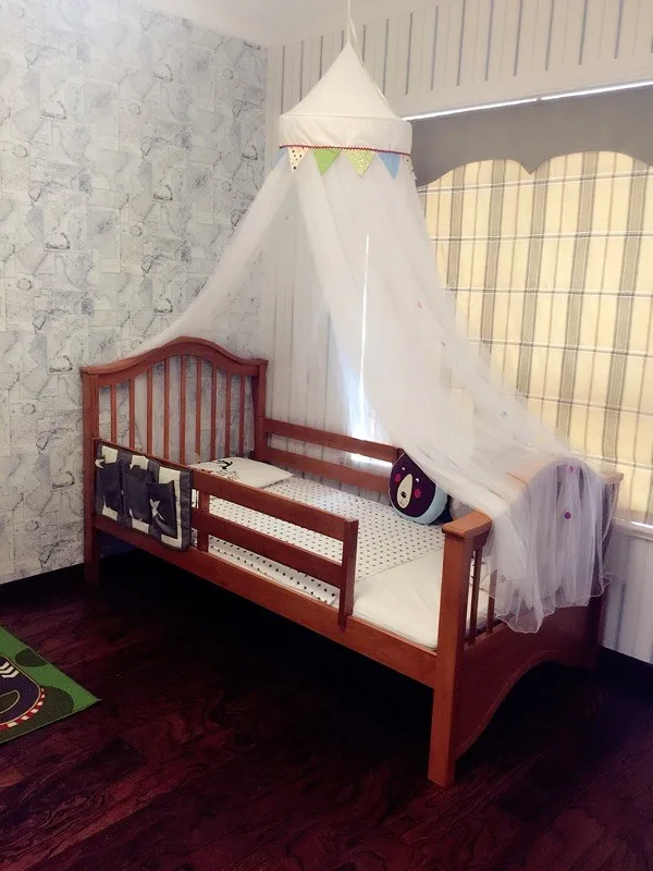 Детская кроватка с сеткой в стиле Корта, детская кроватка, москитная сетка, полиэстер, белый потолок, детская кровать, сетка, детская комната, постельные принадлежности, украшение
